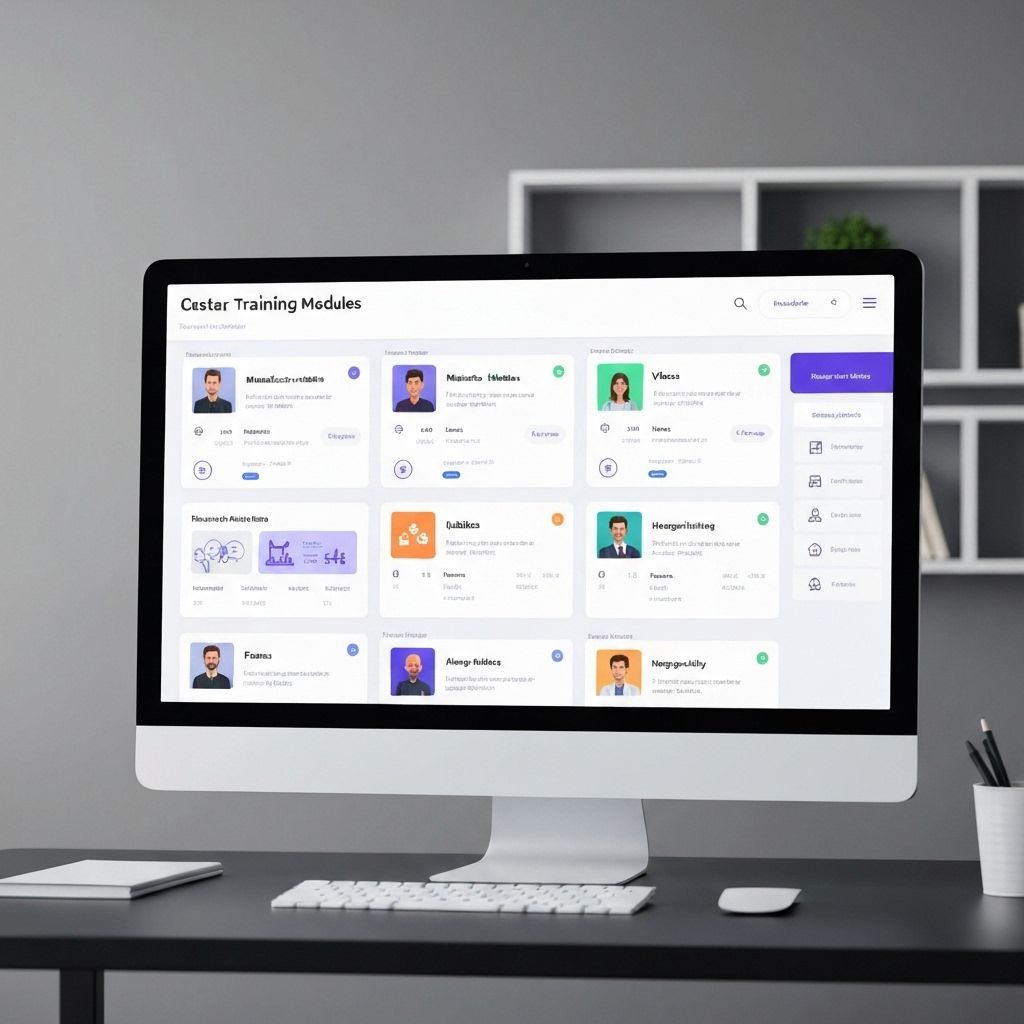 Customizable Training Modules
